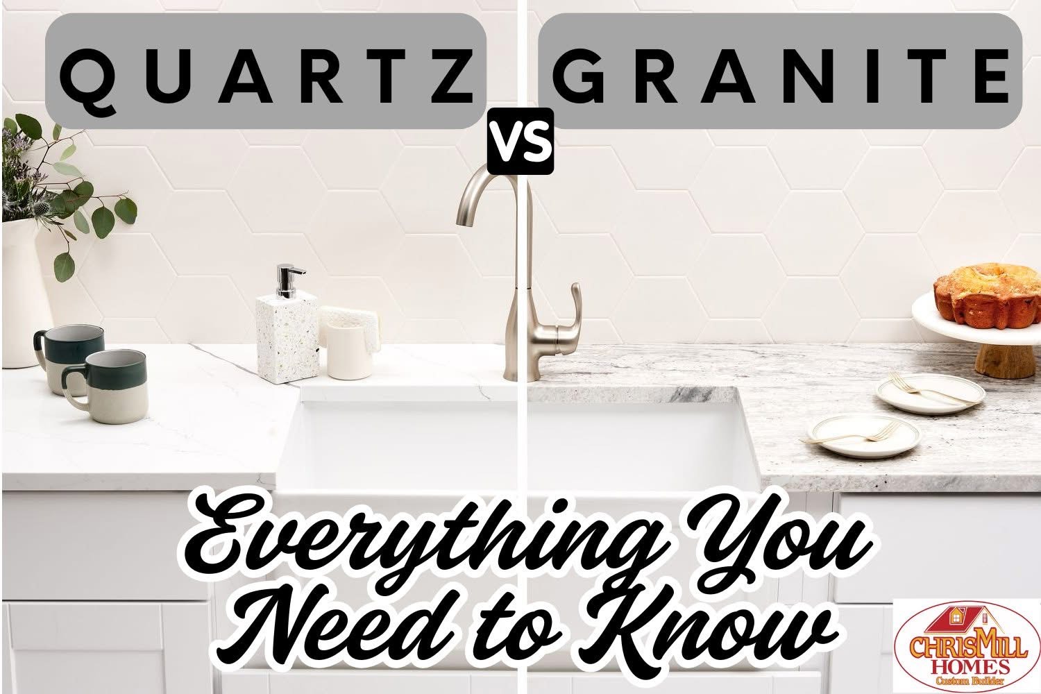 Quartz vs Granite: What's the Difference - Chris Mill Homes